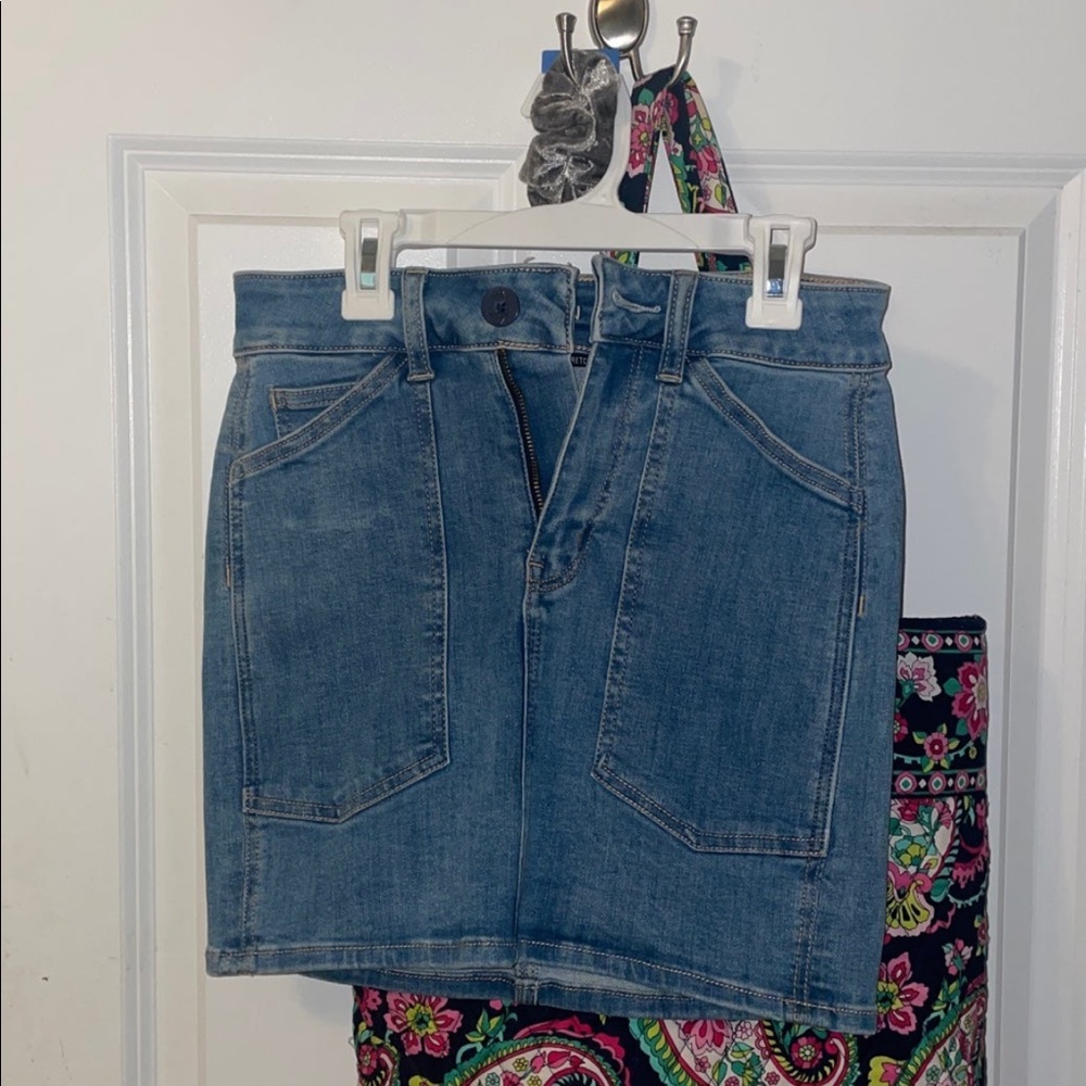 NWT american eagle denim skirt 00